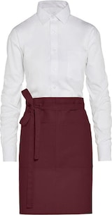 thumbnail of BRUSSELS - Short Recycled Bistro Apron with Pocket: One Size / Grey