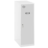 thumbnail of Metallschrank Single mini zerlegt 1 Tür WEISS/GRAU 915x300x500 mm (Höhe x Länge x Breite)