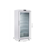 thumbnail of METRO PROFESSIONAL Glastürkühlschrank GRE6600G, Glas/Aluminium, 77.5 x 72 x 188.5 cm, 380 L, weiß