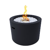 thumbnail of Chimenea de bioetanol brasero redonda de jardín para exterior interior RODI Negro d.47.5