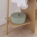 thumbnail of Portant vêtements miroir en bois 45x160cm