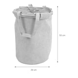 thumbnail of Wasmand HWC-C34, Wasmand Waszak Wasmand met trekkoord, handgreep 55x39cm 65l ~ koord grijs