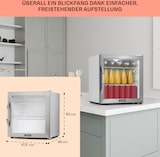 thumbnail of Beersafe L Crystal White Kühlschrank 47 Ltr 2 Böden Glastür Edelstahl Weiß