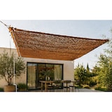 thumbnail of Toldo vela coco natural 4x3 m 60% ocultación para jardín terraza pérgola