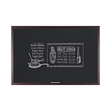 thumbnail of Bi-Office Kreidetafel Optimum, Kirsche MDF Rahmen, 60x45cm