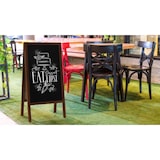 thumbnail of ALLboards Chevalet Stop Trottoir avec Cadre en Bois Laqué 100×50cm, Chevalet Publicitaire