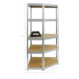 thumbnail of PROREGAL Étagère d'angle charge lourde SLIM ELEPHANT, HxLxP 180x90x45cm, 250kg par niveau, Galvanisé, Étagère d'angle pour Garage, Atelier