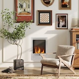 thumbnail of HOMCOM Camino a Bioetanolo da Incasso in Acciaio Argento