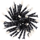 thumbnail of Papstar Pailles avec cuillères, papier pure Ø 8 mm · 20 cm noir/blanc Stripes - x 800