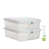 thumbnail of Gastronox 1/2 H65 (Lot de 2 unités). Boîte alimentaire hermétique professionnel. Capacité 4L.