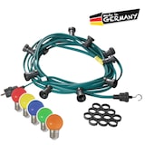 thumbnail of Illu- Party Lichterkette Außenlichterkette 40m grün 40 bunte LED Kugellampen