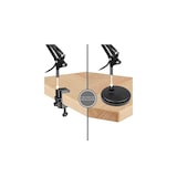 thumbnail of Retro Schreibtischlampe Arbeitslampe EDO PIXI E27 Weiß mit Clip