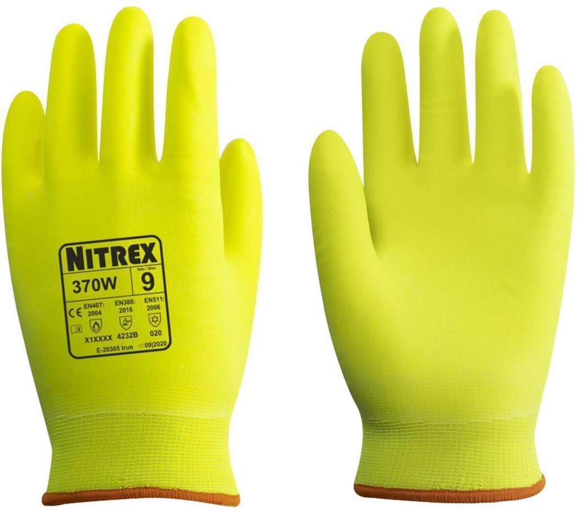 10 Paar Nitrex 370 W | Mehrweghandschuhe | Gr. XXL | Industriehandschuhe