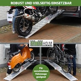 thumbnail of TRUTZHOLM 1 x Auffahrrampe klappbar 226 cm Traglast 680 kg Alu geriffelt Motorradrampe Verladerampe