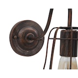 thumbnail of Applique in metallo marrone in stile industriale cm 33x15x27,5