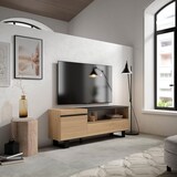 thumbnail of Mobile TV Soggiorno, Ampio spazio a disposizione, 150x35x57cm, Per TV fino a 65", Design industriale, Stile moderno, Rovere _ 431_10