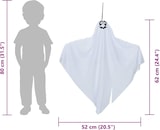 thumbnail of vidaXL Hängender Halloween Geist mit 3 LEDs 3 pcs Weiß 52 x 62 cm