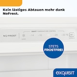 thumbnail of Exquisit Gefrierschrank GS5231-NF-H-040D weiss | 161 l Nutzinhalt | NoFrost | Alarm-Funktion | Schnellgefrieren | 4-Sterne-Gefrieren