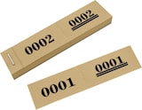 thumbnail of CombiCraft Nummernblock / Doppelnummer Mini in Karamell - 1000 Abrisse