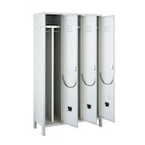 thumbnail of Armadio spogliatoio sporco/pulito lamiera verniciata con 3 anta – L1000xP500xH1795 mm