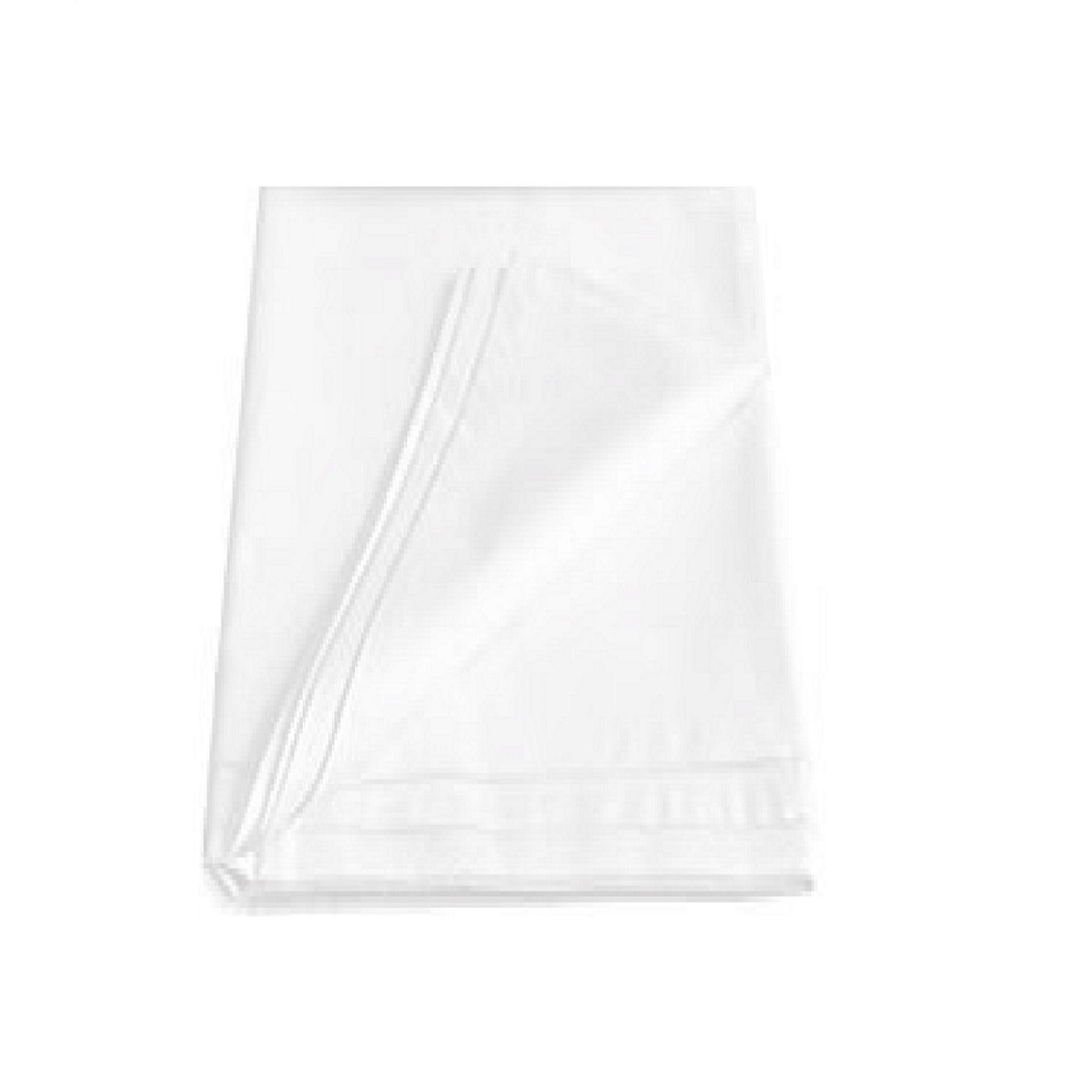 EXKLUSIV HEIMTEXTIL Betttuch ohne Gummizug Bettlaken glatt Haustuch Marke 150 x 260 cm weiss