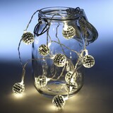 thumbnail of Discokugel Lichterkette 10 kleine Spiegelkugel für Deine Party Batteriebetrieb
