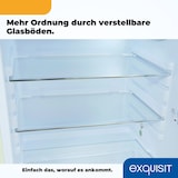 thumbnail of Exquisit Retro Vollraumkühlschrank RKS120-V-H-160E rot | Nutzinhalt: 122 L | Ohne Gefrierfach