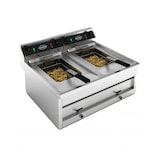 thumbnail of Elektro Tischfritteuse 2X12 L,2X9 Kw