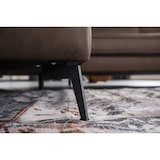 thumbnail of KAWOLA Sofá BLOOM Sofá de esquina de cuero marrón oscuro Recamiere izquierda