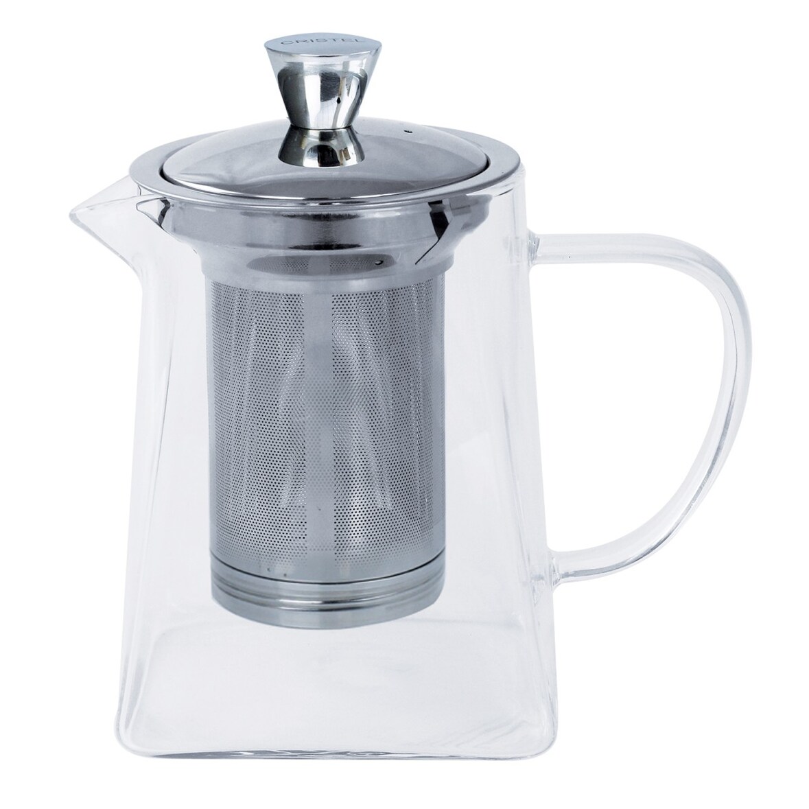 Rooibos - théière en verre avec filtre dévissable inox, 0.8L