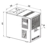 thumbnail of Zapfanlage, Bierzapfanlage AS-80, 2-leitig, Durchlaufkühler, Nasskühler - Untertheke, Green Line