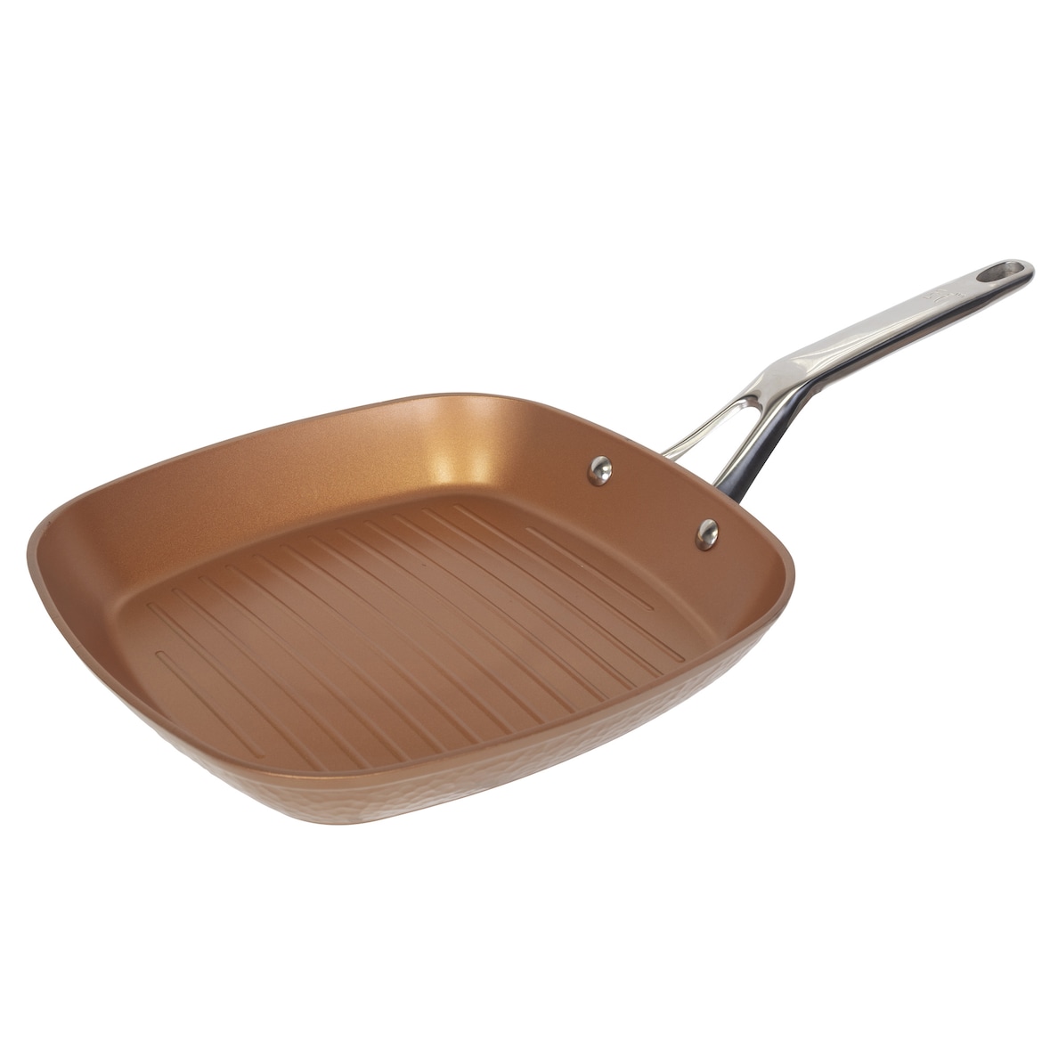 San Ignacio Origen - Grillpfanne 28 cm aus geschmiedetem Aluminium, Induktionsgeeignet