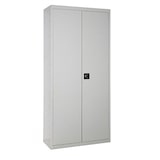 thumbnail of Armoire multiusage 2 portes et 4 plateaux GRIS/GRIS 1800x800x400 mm (haut x largeur x profondeur)