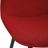 thumbnail of Set van 4 eetkamerstoelen Maryam rood/Stof