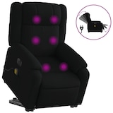 thumbnail of vidaXL Elektrischer Massagesessel mit Aufstehhilfe Schwarz Stoff