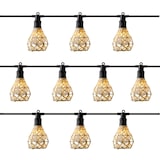 thumbnail of LED Party Deko Lichterkette Korboptik Garten Balkon Sommer Boho Stil koppelbar
