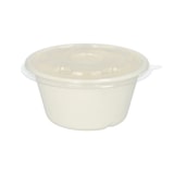 thumbnail of 100 Deckel für Schalen R-PET rund Ø 17 cm · 1,5 cm weiss