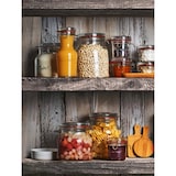 thumbnail of Barattolo Vetro Lt 1,5 Cm H 15,5 Ø 14,5 C/tappo E Guarnizione Ermetico Lock-eat Confezione Da 6