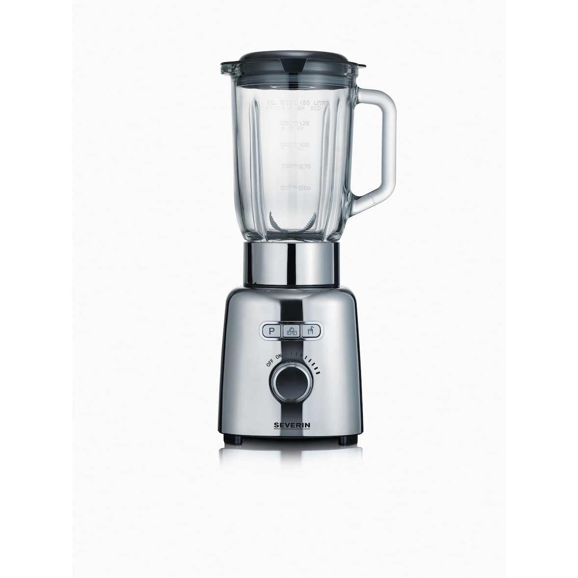 SEVERIN SM 3710 Batidora de Vaso 1.5 L 1000 W Acero inox pulido/negra