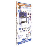thumbnail of SimonRack Établi d’atelier, 1210x610 mm, panneau perforé, Charge 600 kg, Gris - BT-3