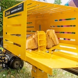 thumbnail of GARLAND CHOPPER 352E-V20  Astilladora eléctrica monofásica 2,3 kW, 60 kg, Dmax 25 cm, Lmax 57 cm, 7 T fuerza horizontal. Asa y rueda de transporte.