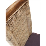 thumbnail of Rattanstuhl Esszimmerstuhl tabacco Perth Korbstuhl Rattan Stuhl nachhaltig : ohne Sitzkissen