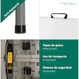 thumbnail of Mesa Plegable Normativa de Uso Público 180x70x74 cm – Portátil, Tablero HDPE 3,5 cm 6-8 Adultos, Multiusos Jardín / Catering The HomeWeeks