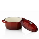 thumbnail of Calido Gusseisenbräter rund rot emailliert 26 cm 4,6 Liter