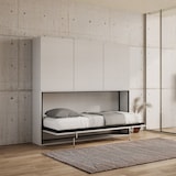 thumbnail of Mobile con letto singolo a scomparsa orizzontale armadi bianco Kando D-VE90SINKCOMDM-BF