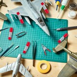 thumbnail of Relaxdays Klemmen im 36er Set, Leimzwingen zum Basteln, Modellbau, Metall, Spannweite 20 mm, Klemmzwingen klein, rot