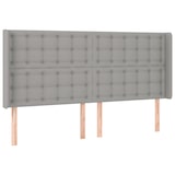 thumbnail of vidaXL Boxspringbett mit Matratze & LED Hellgrau 180x200 cm Stoff