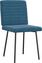 thumbnail of vidaXL Esszimmerstühle 4 Stk. Blau Samt