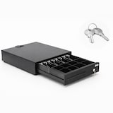thumbnail of MYBE – Tiroir-caisse SGDK410 41 cm pour caisse enregistreuse / TPV, ouverture électrique RJ11, 5 compartiments billets + 8 pièces, serrure