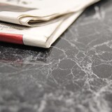 thumbnail of Restootab - Tavolo alto stile bistrot Ø70cm laminato marmo nero canti ottone